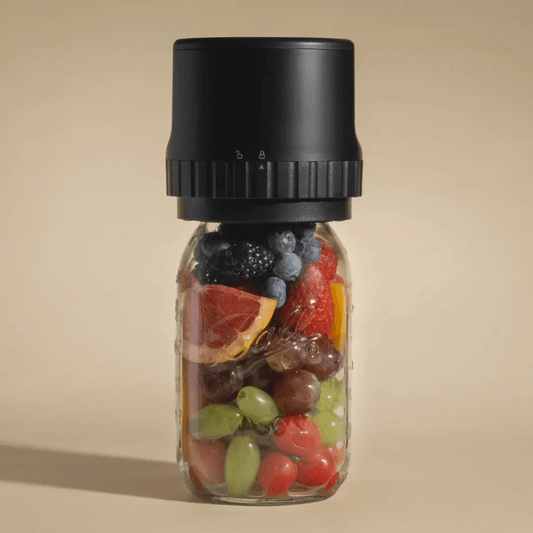 PantryFriend™ Electric Mason Jar Vacuum Ever Sealer Kit for Wide/Regular Mouth Jars & 10 Lids